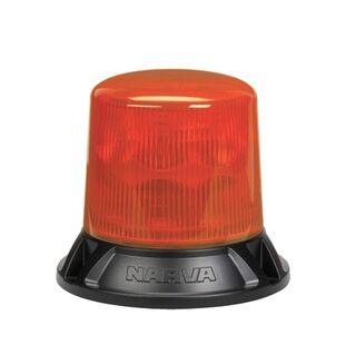 9-33 VOLT -TALL PROFILE EUROTECH HD LED STROBE/ROTATOR -AMBER, FLANGE BASE