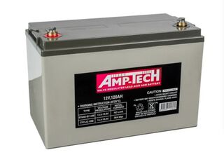12V 120Ah AGM Deep Cycle Battery by Amptech