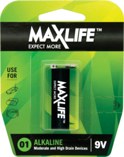9V Alkaline Battery