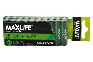 AAA Alkaline batteries 20PK