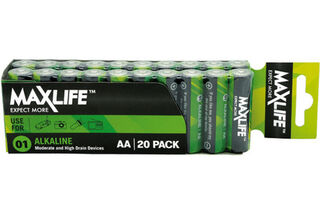 AA Alkaline batteries 20PK