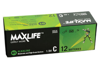 C Batteries Alkaline 12PK