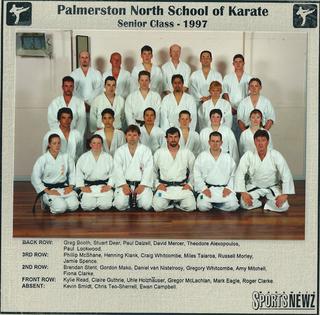 senior class photo 1997 at St Pats Dojo
