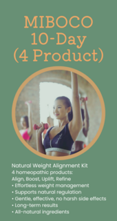 MIBOCO Homeopathic Weight Alignment Kit: Your Natural Path to a Lighter You