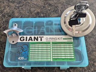 Komatsu Fuel Cap, O-ring and Bottle opener package