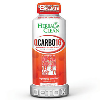 Detox Drink Herbal Clean QCarbo16 Strawberry-Mango DE104