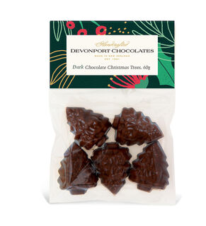 Dark Chocolate Christmas Trees