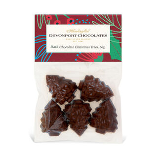 Dark Chocolate Christmas Trees