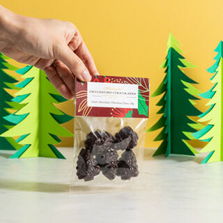 Dark Chocolate Christmas Trees