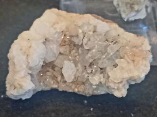 Calcite Blade on Druzy Quartz Clarence River Marlbrough