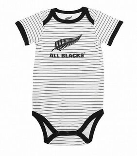 All Blacks Baby Stripe Bodysuit
