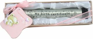 My Birth Certificate Holder Round