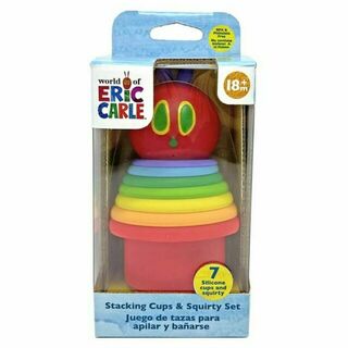 The Very Hungry Caterpillar Bath Stacking Cup Set