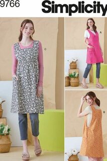 Misses Aprons McCalls Sewing Pattern 8308. Size S-XL.