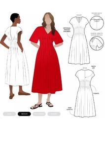 Bronte Woven Dress Multi-Size