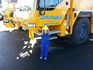 Our little crane driver