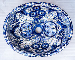 Medium Talavera Hand Basin 1