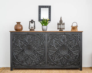Mandala Sideboard Large Charcoal PRE ORDER