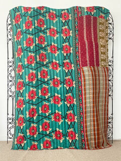 Vintage Kantha Quilt 21