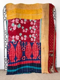 Vintage Kantha Quilt 41