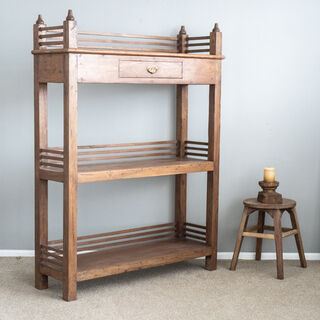 Vintage Teak Display Shelf