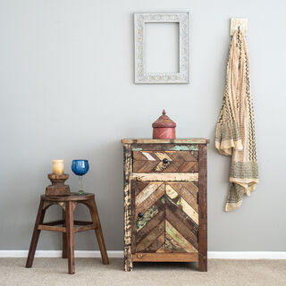 Rustic Indirah Bedside Table A