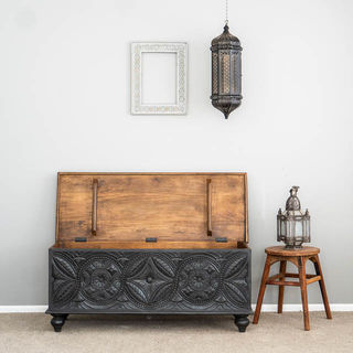 Mandala Blanket Box Charcoal PRE ORDER