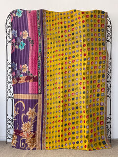 Vintage Kantha Quilt 67