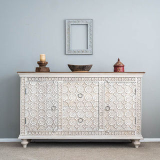 Flower Sideboard Whitewashed PRE ORDER