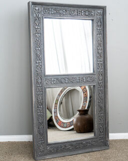 Harper Double Boho Mirror Grey