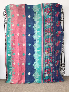 Vintage Kantha Quilt 104