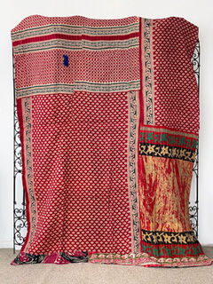 Vintage Kantha Quilt 116