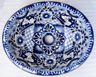 Medium Talavera Hand Basin 21