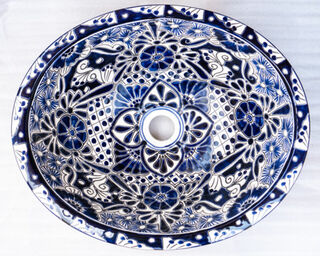 Medium Talavera Hand Basin 22