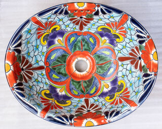 Medium Talavera Hand Basin 25