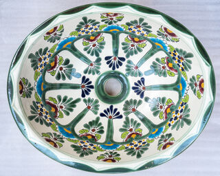 Medium Talavera Hand Basin 42