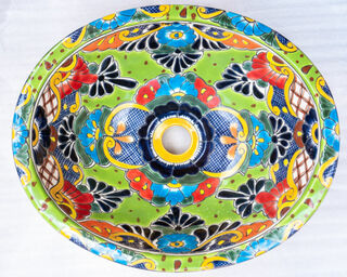 Medium Talavera Hand Basin 46