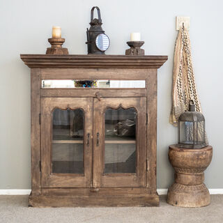 Mirrored Vintage Cabinet