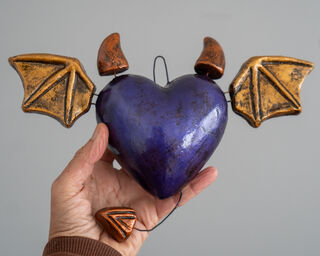 Little Devil Heart Purple