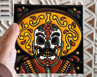 Large Mexican Tile Amigo