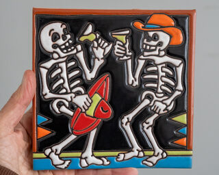 Large Mexican Tile Fiesta
