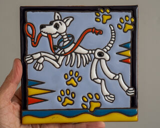Large Mexican Tile Freedom