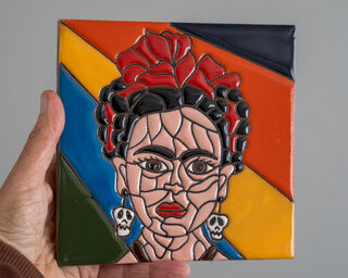 Large Mexican Tile Frida