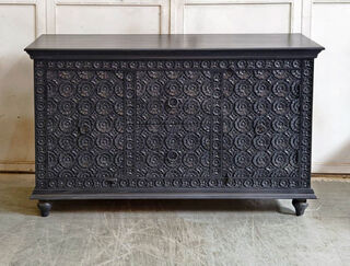 Flower Power Sideboard Black PRE ORDER