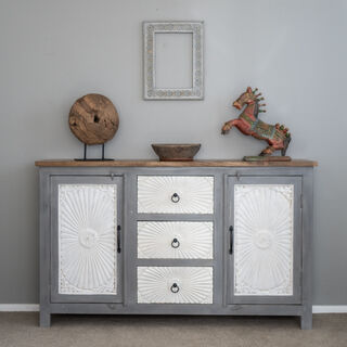 Maalai Drawer Sideboard Grey