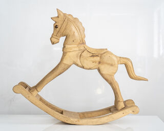 Small Rocking Horse Natural