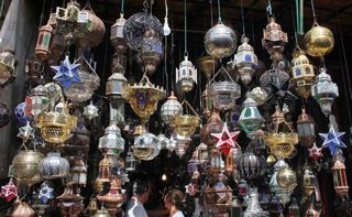 But my ceiling is too low for Moroccan lanterns. Think again!