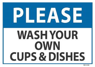Please Wash your own... 340x240mm