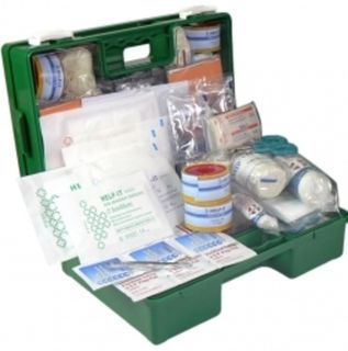 Industrial First Aid Kit- Soft & Refill Pack, Wall Mountable Metal Box