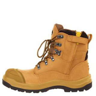 JB's Side Zip Boot Lace Up Wheat